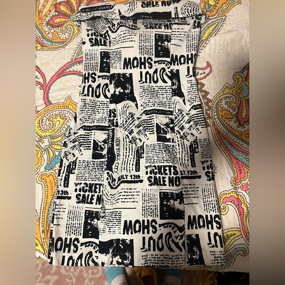 Garage women’s Valerie fold strapless Dress